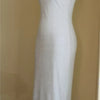 Fashion Yellow Tassel Knitted Sling Midi Dress for Women 2024 Sexy Backless Sleeveless Summer Beach Party Lady Robes
