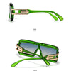 Modern Luxurious Sunglasses for Men Women Square Gradient Designer Unisex Brand Glasses Glamour Fashion Shades UV400
