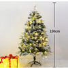 Artificial Christmas Tree PE+PVC Material Snow Spray Fusing Christmas Tree 120cm to 210cm Family Christmas Atmosphere Decoration