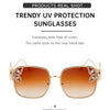 Oversized Square Sunglasses Women Rhinestone Butterfly Frame Sun Glasses 2025 Luxury Brand UV400 Protection Eyewear For Ladies