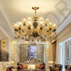 Chandelier Living Room Grand Luxury Crystal Lamp Dining Room Bedroom Decoration French Retro Chandelier Lighting Fixtures