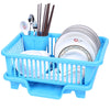 Kitchen Drainage Rack With Drainer Board Countertop Utensils Plates Chopsticks Bowls Spoons Storage Dish Drying Rack