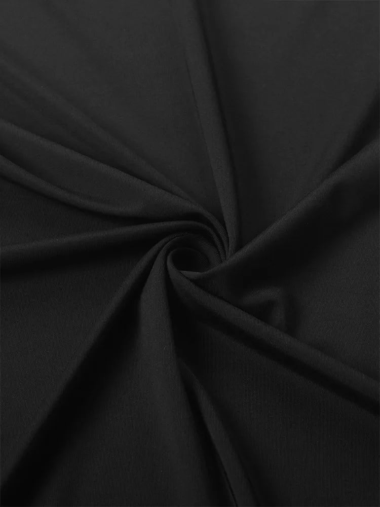 Sexy Summer Mini Dress Women New Black Fashion Streetwear Sleeveless Backless Folds Split Dress Elegant Party Strap A-LINE Dress