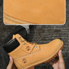 Boots Men High Top Boots High Quality Women Leather Shoes Fashion Outdoor Sneakers Men Lace Up Non-Slip Ankle Boots for Couple