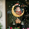 Santa Snowman Christmas Window Stickers Wall Decals New Year 2025 Christmas Home Decor Merry Christmas Xmas Decorations Gifts