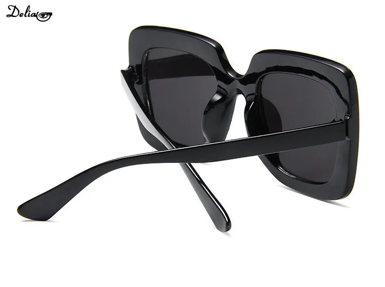 Glitter Women Sunglasses Brand Design Flash Square Shades Mirror Female Sun Glasses Bezel Bling Rhinestones