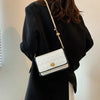 New Fashion Women's Shoulder Bag Simple Chain Texture Small Square Bag Light Luxury Party Crossbody Bag Purses and Handbags