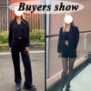 Cropped Blazers for Women 2024 New Korean Fashion Long Sleeve Button Up Suit Jacket Woman Elegant All Match Office Blazer Female