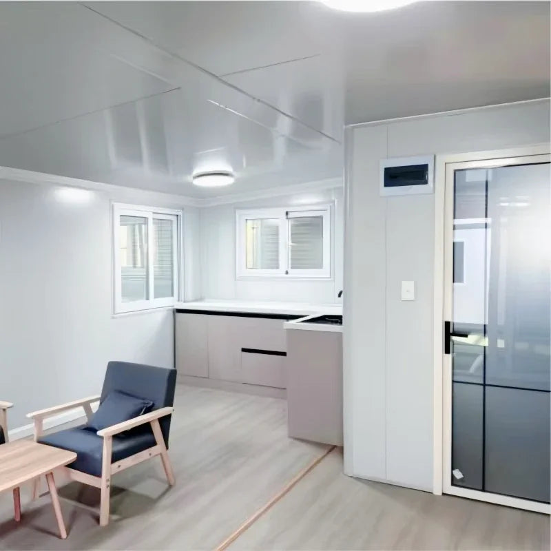 Modern Design Luxury Shipping Container House 20ft  Tiny Homes Prefab Houses Modular Prefabricated Mobile Home 3 Bedroom Price