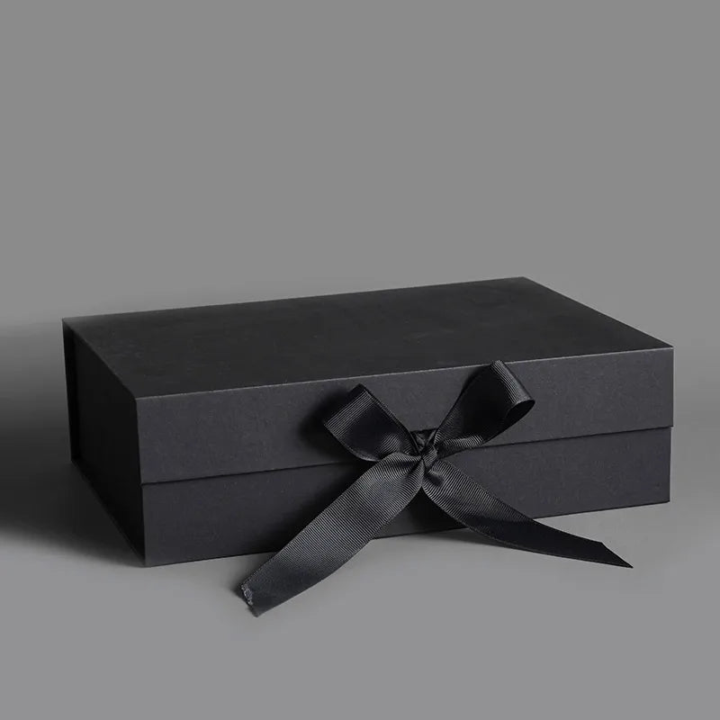 5Pcs Gift Box With Lid Personalized Bridesmaid Groomsmen Proposal Box With Ribbon Present Packaging Box Wedding Boxes
