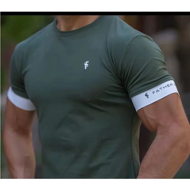 Men's Summer Round Neck Short Sleeve Loose T-Shirt