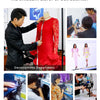 Elegant Women's Office Dress Round Neck Ruffle Edge Long Sleeved Dresses Formal Business Color Blocked Line Workwear New Style