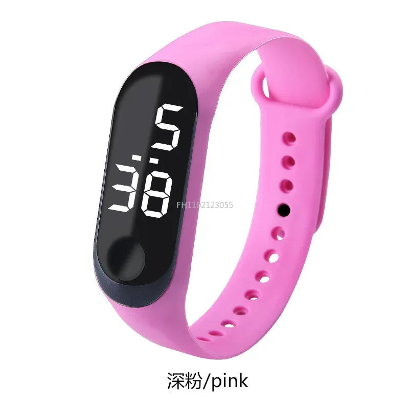 LED Digital Watch Men Women Casual Fashion Sport Girls Bracelet Boys Watches Electronic Silicone Wrist Watch for Children Kids
