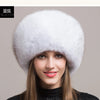 Hot Sale 100% natural Fox Fur Hat Women Cap Thick Fur Cap Winter Warm Hat Female Fashion For Women Hat With Earmuffs Hat