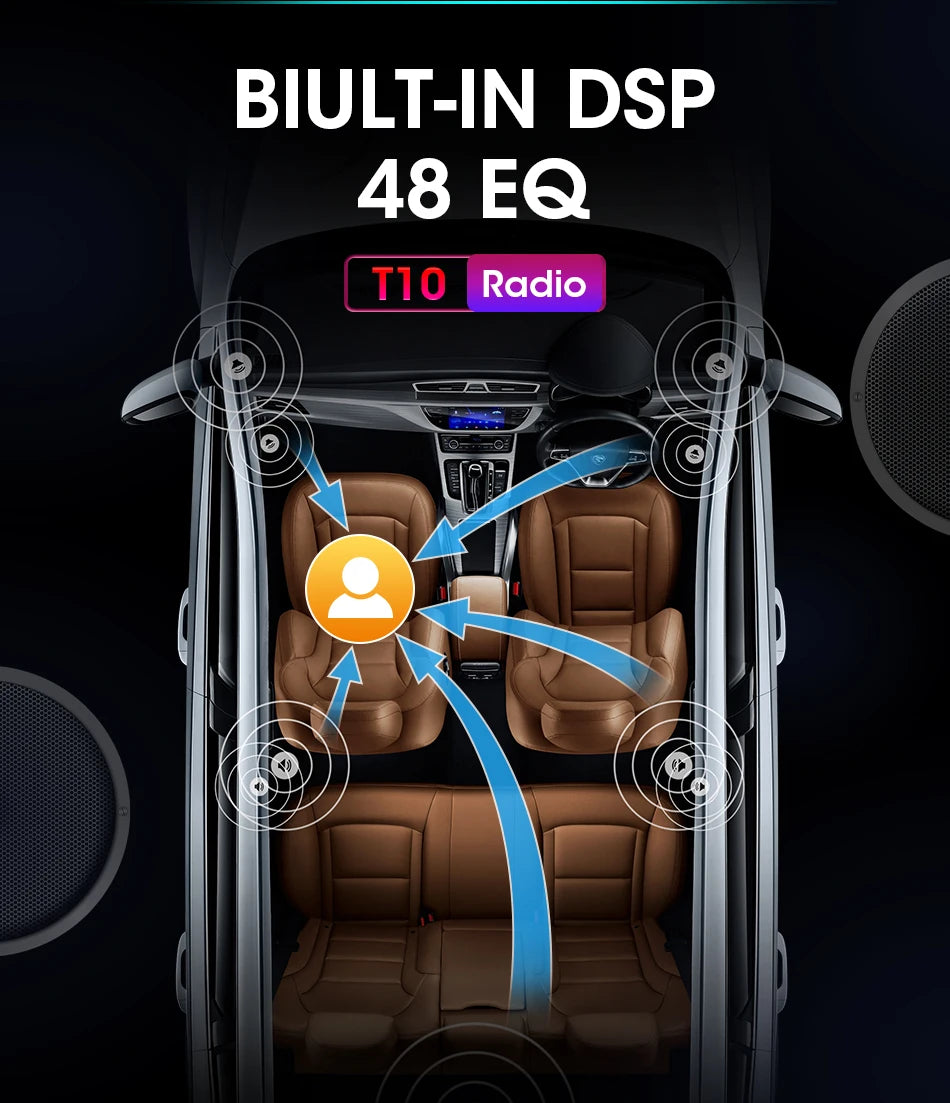Universal 7 9 10″ 2 din Android 12 Car Radio Multimedia Video Player For Nissan Kia Honda Toyota Volkswagen 4G DSP Carplay Auto