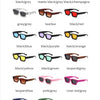 White glasses, women's and men's sunglasses, summer sunshade, windproof, and color changing glasses