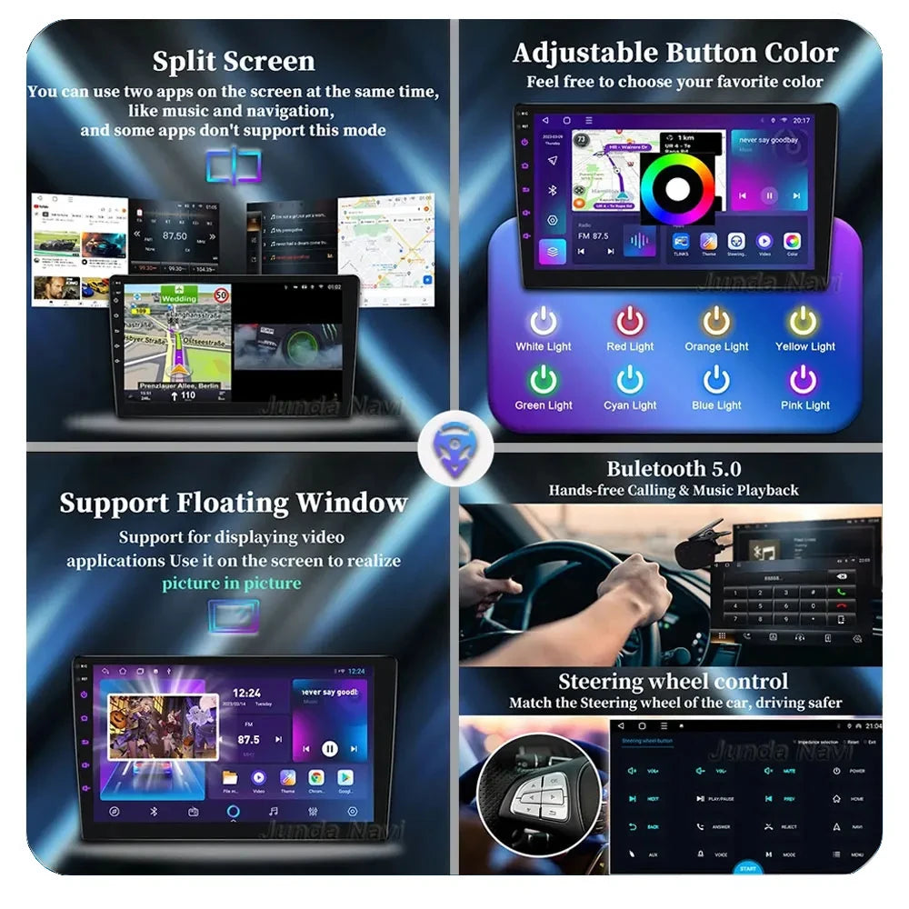 Android 14 For Volkswagen VW Passat B6 B7 CC 2007-2016 Carplay Radio Multimedia Player Auto Car Radio WIFI 4G GPS DSP48EQ 2din