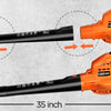 Cordless Leaf Blower, 150Mph Handheld Electric Leaf Blowers with 2.0Ah Battery & Fast Charger, 2 Speed Mode, 20V Battery Powered