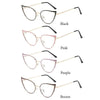 2025 New Cat Eye Anti Blue Light Glasses Women Men Vintage Brand Designer Optical Retro Ins Computer Eyeglasses Clear Spectacle