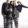 Christmas Family Matching Pajamas Set 2025 Mom Dad Kids Elk Print 2Pcs Clothes Baby Romper Family Look Soft Sleepwear Xmas Gift