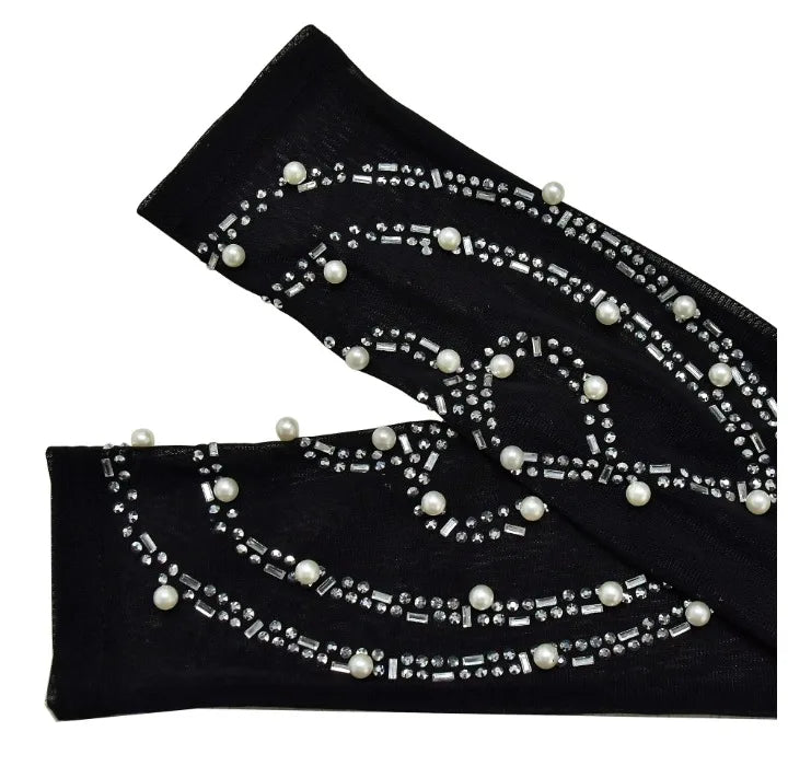 Elegant Women Jumpsuit Streetwear 2024 Spring Fashion Versatile Casual Solid Color Hot Diamond Long Sleeve Jump Suits for Female