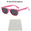 2024 Fashion Brand Children's Color Sunglasses Anti UV Baby Sunshade Anti Blue Light Glasses Girl and Boy Sunglasses UV400