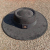 Fedora hat nubuck leather elastic webbing concave top wide brim hat for men and women autumn and winter hat  sombrero hombre