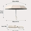 30 Bones Windproof Strong 105CM Reinforced Automatic Folding Umbrella for Men, Large Buckle Handle Wind and Water Resistant