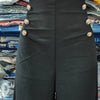 Summer Pants Women Button Decor High Waist Wide Leg Pants Elegant Loose Trousers Korean Fashion Streetwear