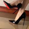 New High Heels 2025 Hot Selling Solid Color Women's Single Shoes Pointed Toe Stiletto Heel Slip-on Party Banquet Fashion Shoes