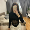 Summer Women T Shirt Girls T-Shirt Woman Clothes Long Sleeve Tops Spring Black Slim Tshirt Female Crop Top Tee Sexy Skinny Y2k