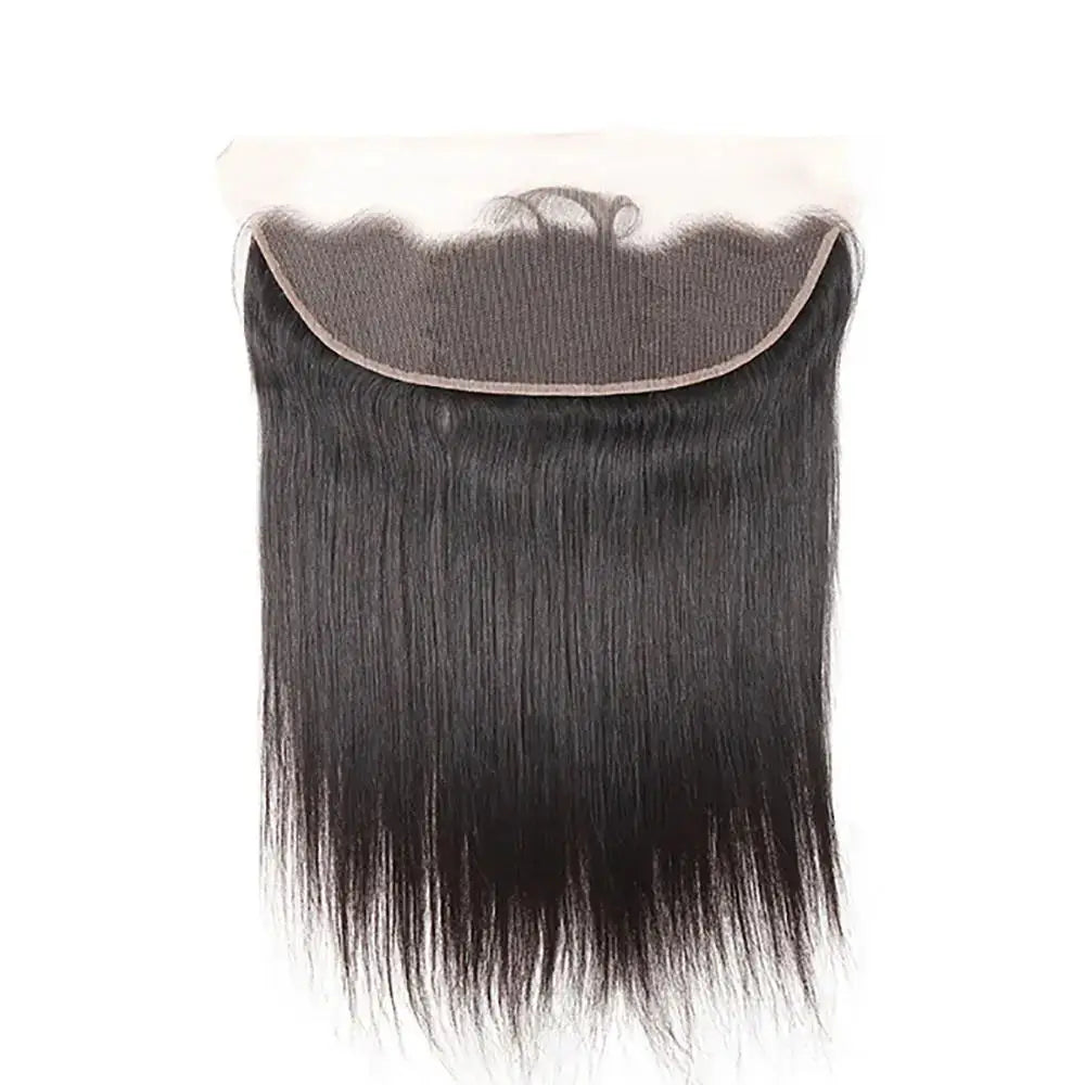 Peruvian Hair 4x4 Lace Closure Pre plucked  Straight Hair 13x4 HD Transparent Lace Frontal 100% Human Hair Natural Hair Line