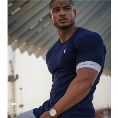 Men's Summer Round Neck Short Sleeve Loose T-Shirt