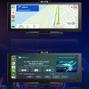 11.26 Inch 4K DVR Wireless CarPlay & Android Auto Dash Cam Bluetooth Audio GPS Navigation Dashboard Dual Lens Video Recorder