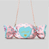 Cute Candy Design Crossbody Bag for Women Creative Funny Shoulder Bags Colorful Pvc Bag for Girls Harajuku Love Hearts Purses
