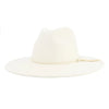 Suede Top Hat 9.5cm Wide Brim Fedora Hat Men Women Autumn Winter Felt Jazz Hats Classic Church Fedoras Chapeau Sombrero Mujer