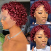 Pixie Cut Wig Human Hair 13x1 Lace Frontal Wigs Human Hair Short Bob Human Hair Wigs For Black Women Lace Front Human Hair Wig