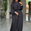 Spring Clothes for Women 2 Piece Sets Women Outfit Lantern Sleeves Suit with Wide Pants and Top High Street Ladies Elegant Sets