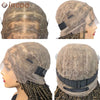 36 Inches Synthetic Lace Braided Wigs Butterfly Braids Lace Wig For Black Women Braid Wigs On Sale Clearance Box Braids Lace Wig