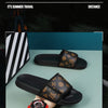 Men's Genuine Leather Sandals Comfortable Man Sandal House Slippers Man Summer Shoes Sale Genuine Mens Slipper Flip Flop Slides