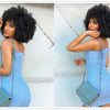 Afro Kinky Curly Wigs with Bangs 250% Density Brazilian Remy Human Hair Full Machine Made Wigs Short Afro Curly Wigs For Women