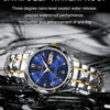 POEDAGAR Top Brand Luxury Man Wristwatch Waterproof Luminous Date Week Men Watches Stainless Steel Quartz Men's Watch Male reloj