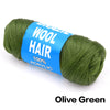 4 Pack Brazilian Wool Hair Synthetic Crochet Hair Extensions for Women African Hair Yarn for Braiding Senegalese Twist Fake Hair
