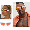 Designer y2k UV400 Mirrored Sunglasses Women White Sun Glasses Men Hispter Sport Driving Cycling Ladies Shades 2023 gafas de sol
