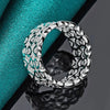 URMYLADY 925 Sterling Silver Hollow Heart 7-10# Ring For Women Wedding Charm Engagement Fashion Jewelry