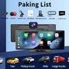 Imagebon 10.26" 4K ADAS Wireless CarPlay & Android Auto Dash Cam Night Vision 24h Park Monitoring Loop Recording GPS FM Car DVR