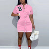 Casual Black Green Pink Summer Bodycon Dress Women Streetwear Short Sleeve Letter Dress White Mini Dress For Women 2022