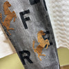 Mens Jeans Embroidered Leg Slimming Trousers Casual Streetwear Versatile Personalized Pencil Pants Men'S Wear 2024 Spring New