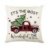 Linen Christmas Pillow Cover Snowman Elk Pillow Case 2024 Christmas Decoration for Home New Year Sofa Car Cushion Cover 45x45cm