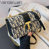 Letter Print Lock Luxury handbags Women Shoulder Bags Designer Crossbody Purses Handbag Chain Strap Clutch Bag 2025 New Small